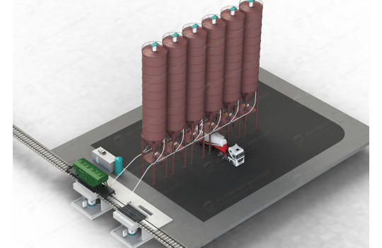 Transshipment of cement-2