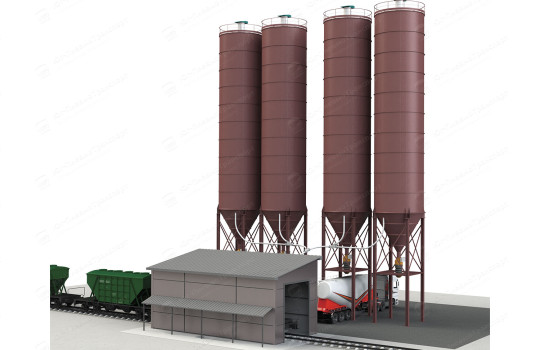 Transshipment of cement-8